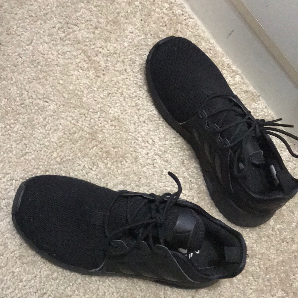 black adidas sneakers